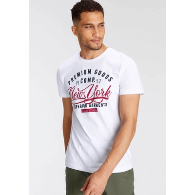 Abbildung von AJC T Shirt mit großem Print im Brustbereich