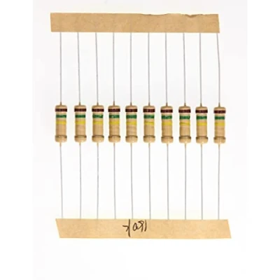Abbildung von HUABAN 100 Stücke 1 Watts 1W 150K Ohm 5% Kohleschichtwiderstand