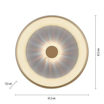 Abbildung von JUST LIGHT Deckenleuchte VERTIGO, LED fest integriert, warmweiß kaltweiß