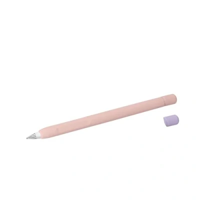 Abbildung von kwmobile Schutzhülle kompatibel mit Huawei Magic Pencil 2 Hülle Stift Silikon Case Schutz Abdeckung Ladeanschluss Altrosa
