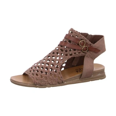 Abbildung von Blowfish Damen Sandalette Bodo Sandale Reißverschluss Braun (Bronze) Größe 40 EU