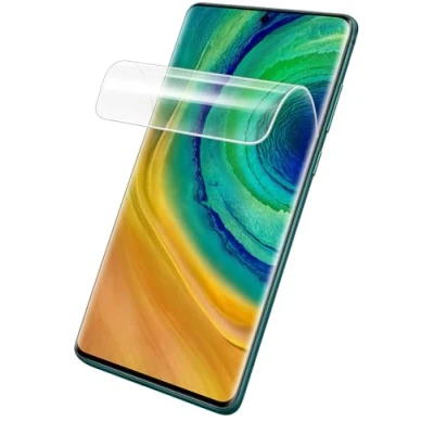 Abbildung von Max Power Digital [2 Stück] Hydrogel Displayschutzfolie für IPhone 16 Pro Flexible Soft TPU Film Folie Schutzfolie Vollständige Deckung Stoßfeste (Hd Transparent)