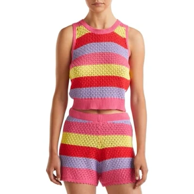 Abbildung von United Colors of Benetton Striped Strickpullover, Damen, Größe: Medium, Multicolor