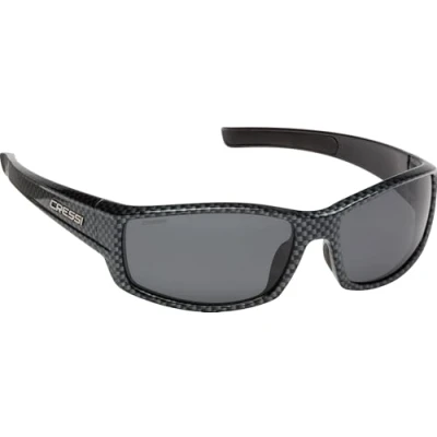 Abbildung von Cressi Unisex Erwachsene Hunter Sunglasses Sport Sonnenbrille, Kohl/Geräucherte Linsen, One Size