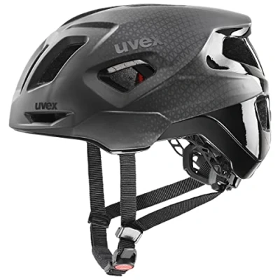 Abbildung von uvex gravel y extrem leichter Performance Helm für Damen und Herren individuelle Größenanpassung optimierte Belüftung black matt 52 57 cm