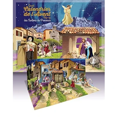 Abbildung von Grand calendrier de l&#039;Avent pop up des Santons Provence: Avec son livret d&#039;accompagnement