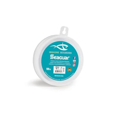 Abbildung von Seaguar/Kureha Amerika in Shore 100% Fluorocarbon Leader 91,4 m, 13,6 kg, transparent