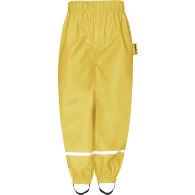 Abbildung von Playshoes Matschhose Regenlatzhose Ungefüttert Unisex Kinder Wind und wasserdichte Regenhose Regenbekleidung, gelb Bundhose, 98