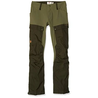Abbildung von Fjallraven Damen Keb Trousers Curved W Reg Pants, Deep Forest laurel Green, 48 EU