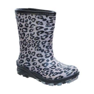 Abbildung von Zigzag Gummistiefel für Kinder, Größe: 27, Leopard Schuhe