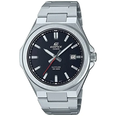 Abbildung von CASIO EDIFICE Quarzuhr EFB 108D 1AVUEF, Armbanduhr, Herrenuhr, bis 10 bar wasserdicht, Datum, Saphirglas