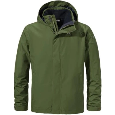 Abbildung von Schöffel Partinello M H Doppel Outdoorjacke, Herren, Größe: 46, Grün (400)
