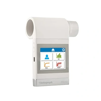 Abbildung von Vitalograph micro Spirometer mit PDF Berichtssoftware