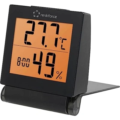 Abbildung von Renkforce Thermo /Hygrometer Schwarz