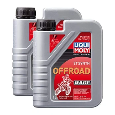 Abbildung von 2X LIQUI Moly 3063 Motorbike 2T Semisynth Offroad Race Motoröl 1L
