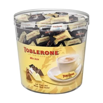 Abbildung von Toblerone Mix Box Klarsichtdose 904 g (mind. 113 Toblerone)