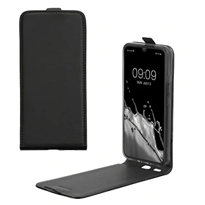 Abbildung von kwmobile Schutzhülle kompatibel mit Samsung Galaxy A34 5G Hülle Handy Flip Case Handyhülle Schwarz