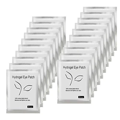 Abbildung von 100 Paar Wimpernverlängerung Augenpads,Eye Gel Pads Pad Fusselfrei Augenpads Wimpernpads Eye Patches for Eyelash Extensions