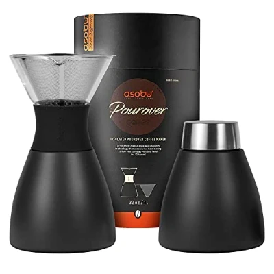 Abbildung von ASOBU Kaffeebereiter Pour Over Filterkaffeebereiter schwarz