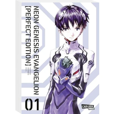 Abbildung von Neon Genesis Evangelion Perfect Edition 1: Neue in 7 Sammelbänden des Mecha Klassikers um jugendliche EVA Piloten, die zur Rettung der Menschheit Kampfroboter steuern. (1)