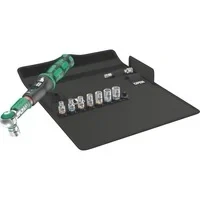 Abbildung von Wera 05075830001 Safe Torque A 1 Set 1, Drehmomentschlüssel Satz, 1/4&quot; Vierkant, 2 12 Nm, 10 teilig, Schwarz grün