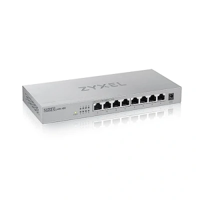 Abbildung von Zyxel Switch 8 Port Gigabit Ethernet lüfterlos unmanaged (MG 108 ZZ0101F)