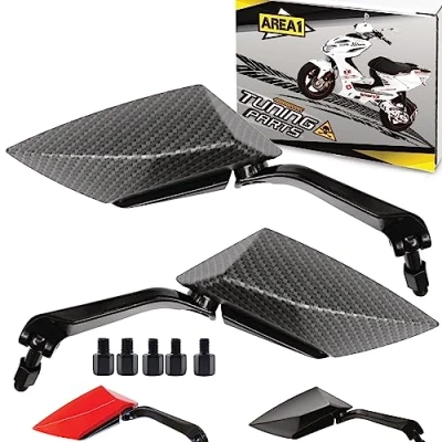 Abbildung von Rückspiegel Spiegel Set kompatibel mit Aprilia SR 50 R, SR50 Factory, Street (V30)