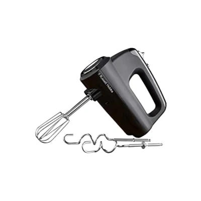 Abbildung von RUSSELL HOBBS Handmixer Matte Black 24672 56, 350 W, 5 Geschwindigkeitsstufen &amp; Turbofunktion