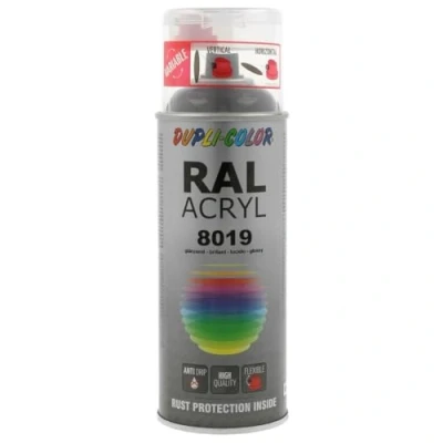 Abbildung von DUPLI COLOR 350566 RAL Lack Spraydose 8019 AUTO 1 0113 weiß grau 12 ml 400