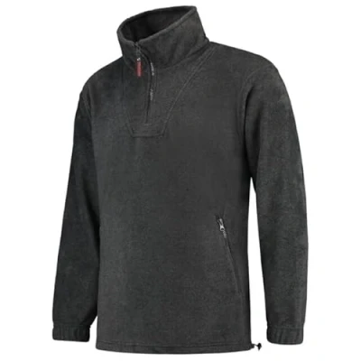 Abbildung von Tricorp 301001 Casual Fleece Pullover, 100% Polyester, 320g/m², Anthrazit Melange, Größe 4XL