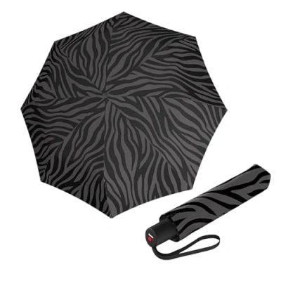 Abbildung von Knirps Taschenschirm A.200 Medium Duomatic zebra black