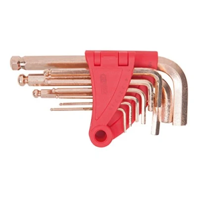 Abbildung von KS TOOLS 963.1518 Winkelschraubendrehersatz Funkenfrei Aluminium Bronze (Nicht Eisen Legierung)