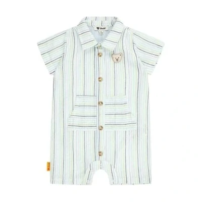 Abbildung von Steiff Baby Jungen Spielanzug, Bright White, 68
