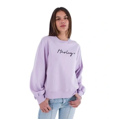 Abbildung von Hurley Damen Oceancare O&amp;o Script Crew Pullover Sweater, Orchideenblüte, XS