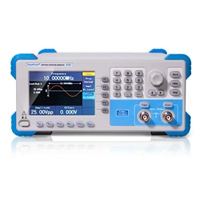 Abbildung von Peaktech P 4121 2CH Arbitrary Funktionsgenerator, 1 µhz 10 Mhz, großes Cm (4 &quot;) TFT Digital Display, integrierter Wellenform Editor, Abtastrate von 125 MS/S