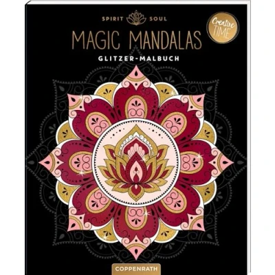 Abbildung von Spirit &amp; Soul , Magic Mandalas: Glitzer Malbuch: Kreatives Ausmalen 30 Motive mit übermalbarem Glitter