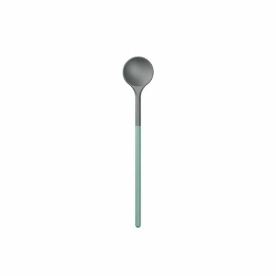 Abbildung von Rosti Optima Kochlöffel Kunststoff, Rührlöffel, Hitzebeständig bis zu 220C, Spülmaschinenfest, aus Nylon, Länge 30 cm, Durchmesser Kopf 5,5 Nordic Green