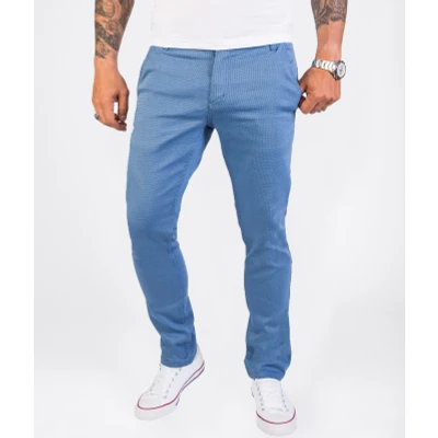 Abbildung von Rock Creek Herren Chino Hose Slim Fit Business Hosen Chinohose Stoffhose Chinos für Männer Casual Elegante RC 2154 Himmelblau W30 L30