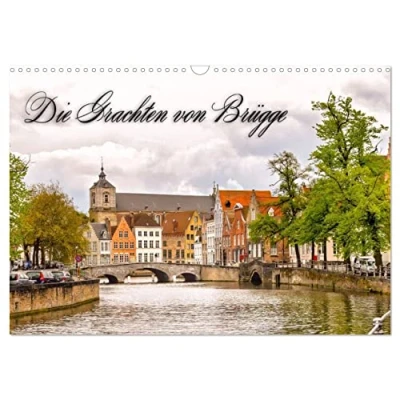 Abbildung von Die Grachten von Brügge (Wandkalender 2025 DIN A3 quer), CALVENDO Monatskalender