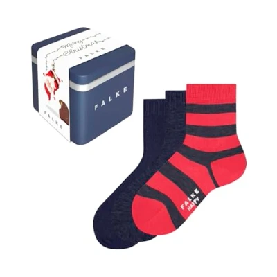 Abbildung von FALKE Damen Happy Giftbox Uni 3 Pack Socken atmungsaktive Baumwolle verstärkte Damensocken mit druckfreiem Rollbund ein Allrounder für Business und Alltag Multipack in Geschenkbox Paar