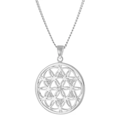 Abbildung von trendor 15945 Damen Kette Mandala 925 Silber