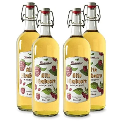 Abbildung von Raunikar 4er Set Alte Himbeere Schnaps 4x 1L (38% Vol) [Enthält Sulfite]
