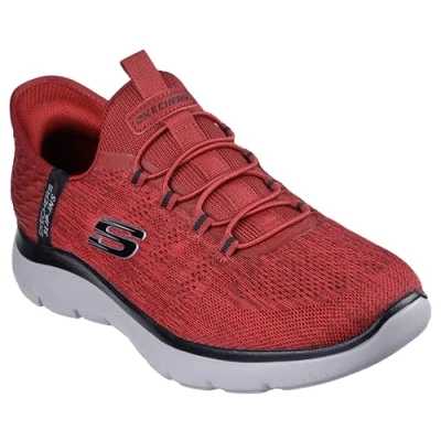 Abbildung von Skechers Slip On Sneaker &quot;SUMMITS KEY PACE&quot;, Slipper, Freizeitschuh, Halbschuh in veganer Verarbeitung