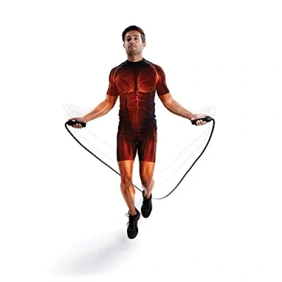 Abbildung von 66Fit Schweres Sprungseil (Schwarz)