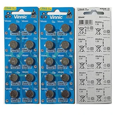 Abbildung von 20 Stück Vinnic Batterien, AG13 LR44 L1154F Alkaline 1,5 V