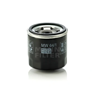 Abbildung von MANN FILTER MW 64/1 Ölfilter M 20 X 1.5 mit einem Rücklaufsperrventil Anschraubfilter