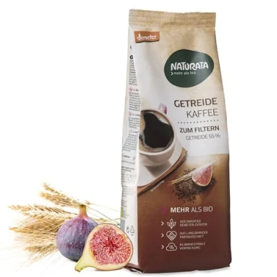 Abbildung von Getreidekaffee zum Filtern