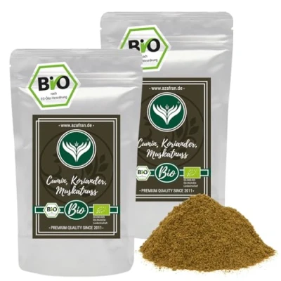 Abbildung von Azafran BIO Cumin Koriander Muskatnuss ayurvedische Gewürzmischung CKM gemahlen 1kg