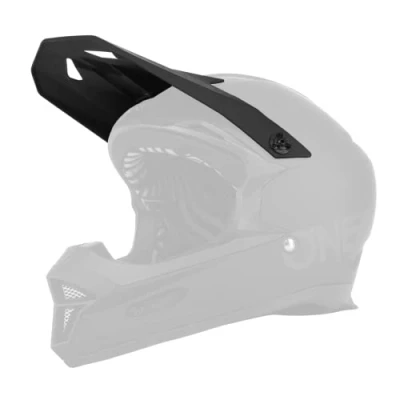Abbildung von O&#039;NEAL Ersatzschirm Mountainbike Helm Motocross MX Enduro für Fury Helmet Stage Spare Visor Erwachsene Schwarz One Size