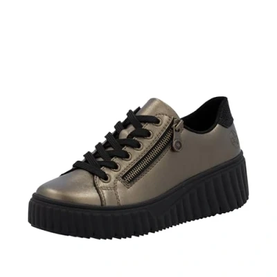 Abbildung von Rieker Sneaker low, Damen, Größe: 36, Bronze Schuhe